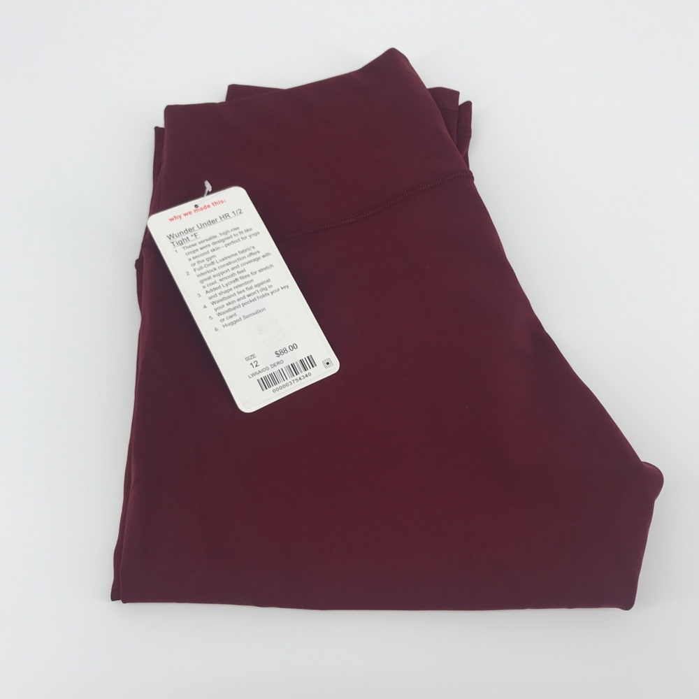 Lululemon Wunder Under High Rise 1/2 Tight